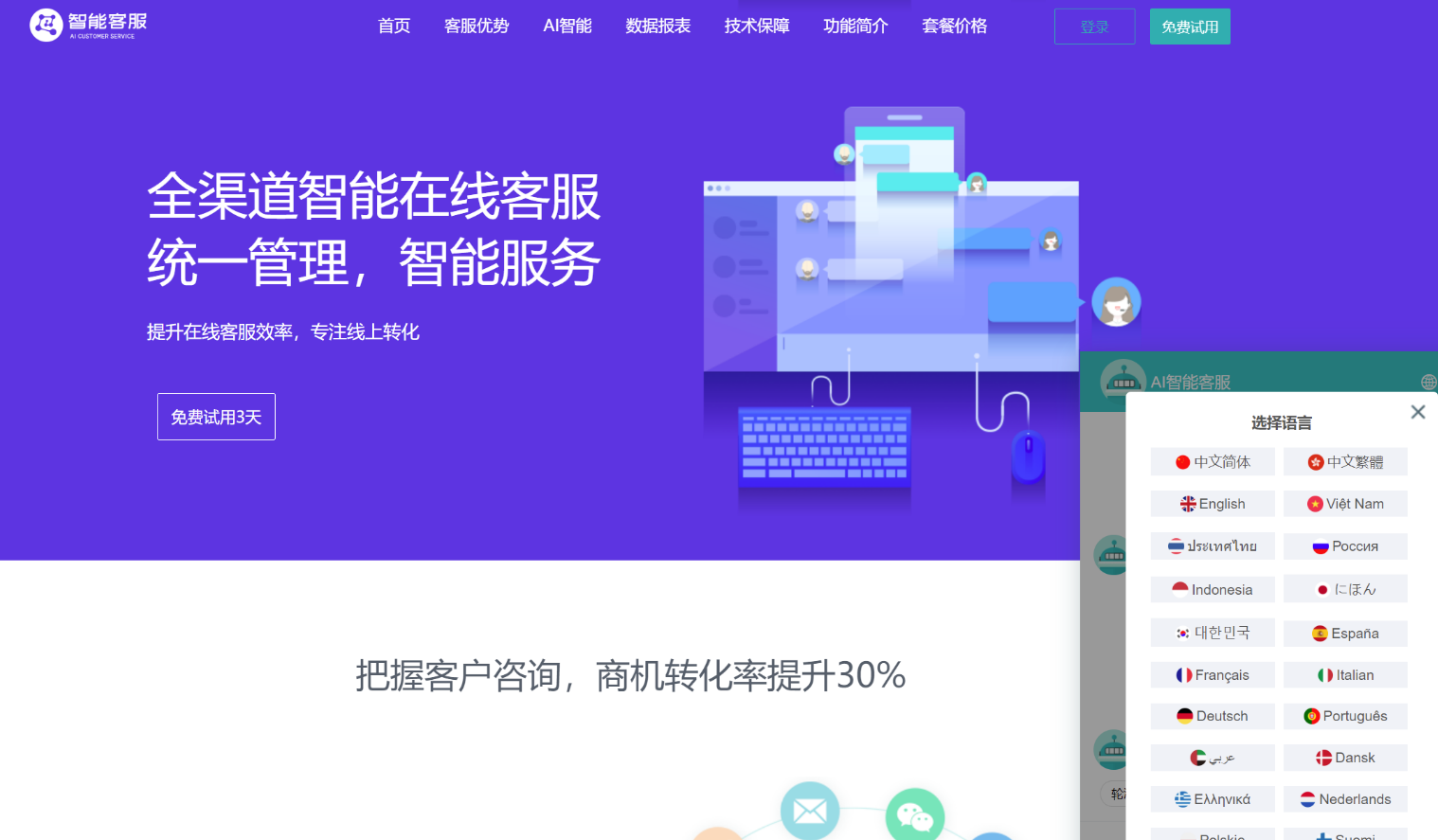 带桌面推送Ai智能客服系统在线客服源码 其它源码 第1张-青柠资源网 带桌面推送Ai智能客服系统在线客服源码