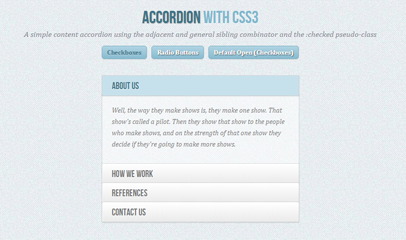 CSS3手风琴菜单特效代码 网页特效 第1张-青柠资源网 CSS3手风琴菜单特效代码 网页特效 第1张