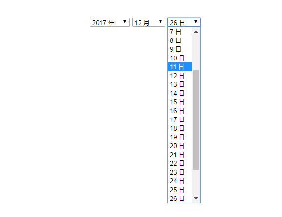 CSS3年月日日期三级联动下拉选择代码 网页特效 第1张-青柠资源网 CSS3年月日日期三级联动下拉选择代码 网页特效 第1张
