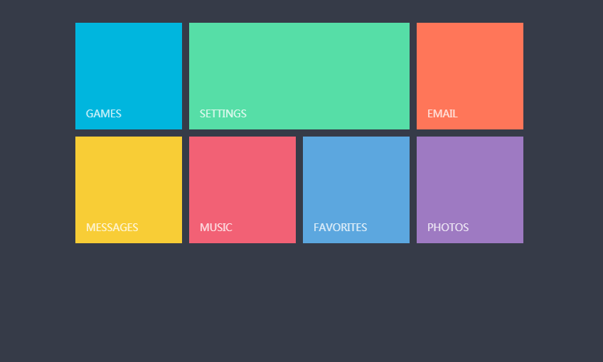 CSS3的仿windows8 Metro风格界面布局效果 网页特效 第1张-青柠资源网 CSS3的仿windows8 Metro风格界面布局效果 网页特效 第1张