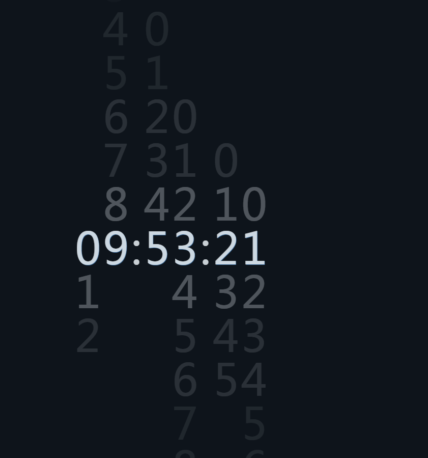 CSS3和js简单数字时钟代码 网页特效 第1张-青柠资源网 CSS3和js简单数字时钟代码 网页特效 第1张
